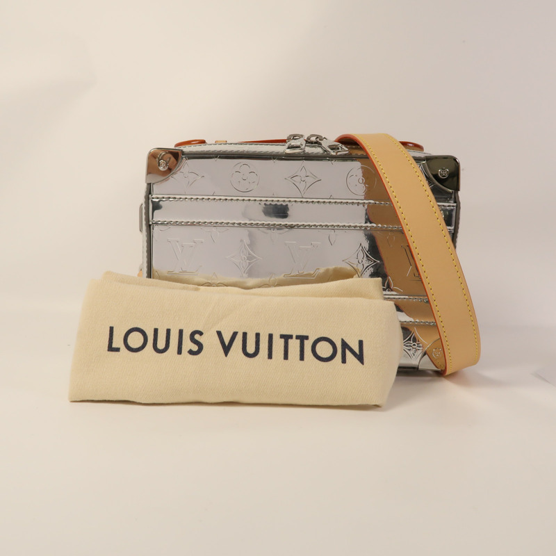 LOUIS VUITTON PVC Handle Soft Trunk銀扣手挽肩背兩用袋-8