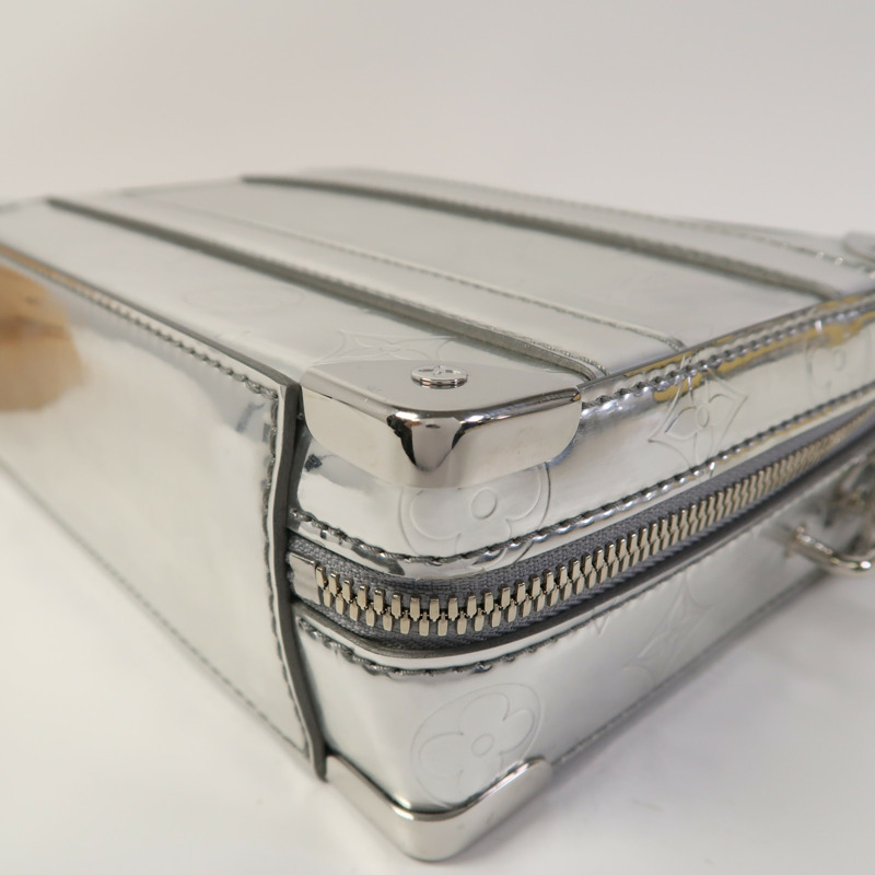 LOUIS VUITTON PVC Handle Soft Trunk銀扣手挽肩背兩用袋-10