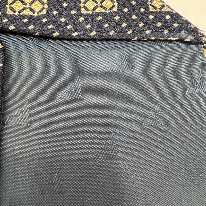 Emporio Armani 男士藏青色絲綢領帶（中古）義大利製-6