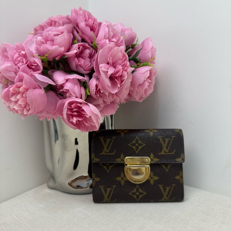 Louis Vuitton 曼哈頓金釦短夾-1