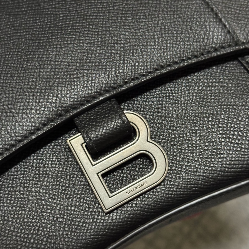 (已售出)BALENCIAGA 巴黎世家 downtown系列 沙漏包 黑銀-3