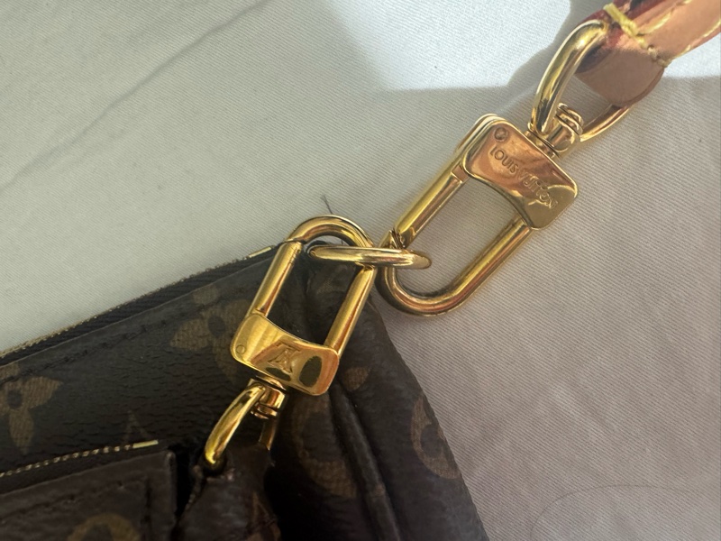 Louis Vuitton 五合一 麻將包 綠色揹袋款 M44813-2