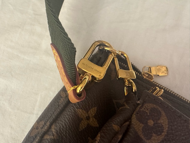 Louis Vuitton 五合一 麻將包 綠色揹袋款 M44813-3