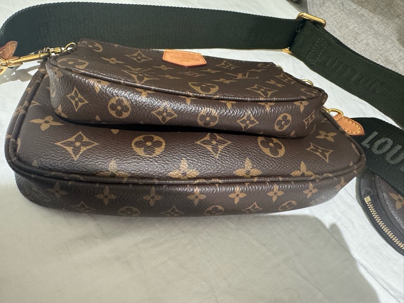 Louis Vuitton 五合一 麻將包 綠色揹袋款 M44813-4