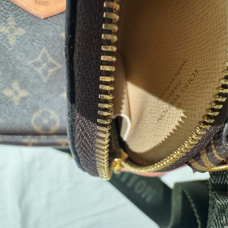 Louis Vuitton 五合一 麻將包 綠色揹袋款 M44813-14