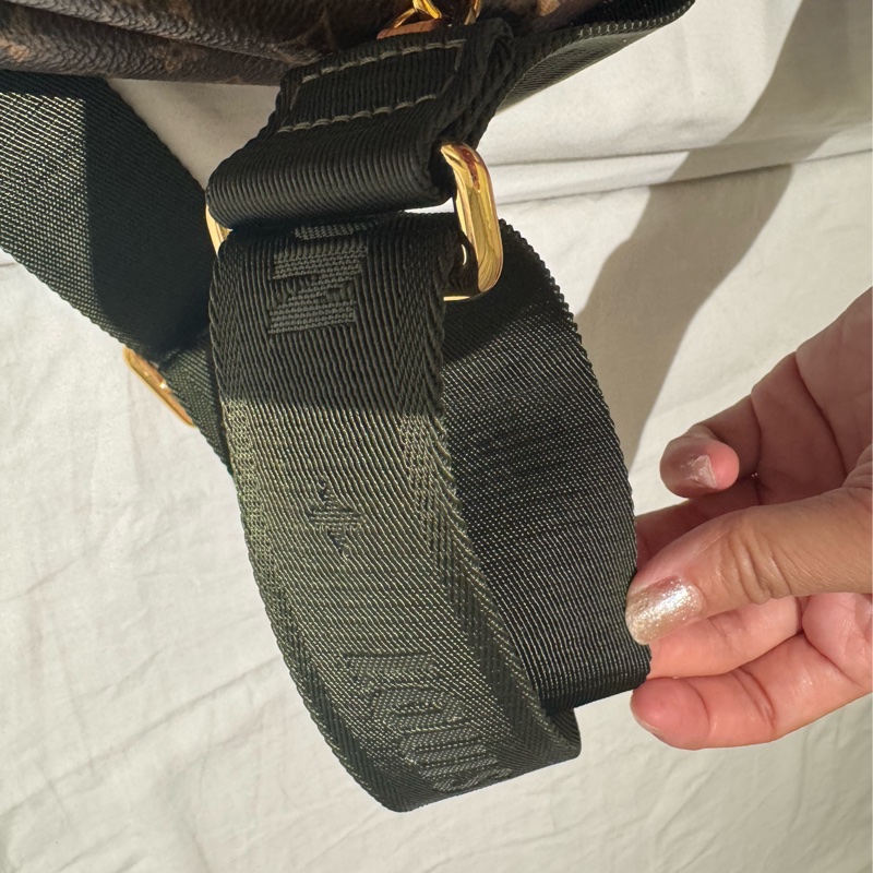 Louis Vuitton 五合一 麻將包 綠色揹袋款 M44813-15