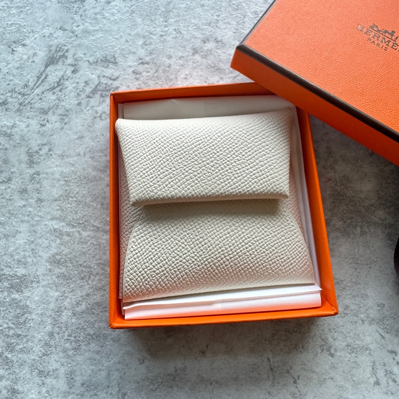 Hermès Bastia零錢包 奶昔白-0