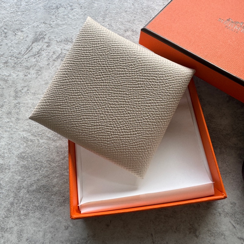 Hermès Bastia零錢包 奶昔白-3