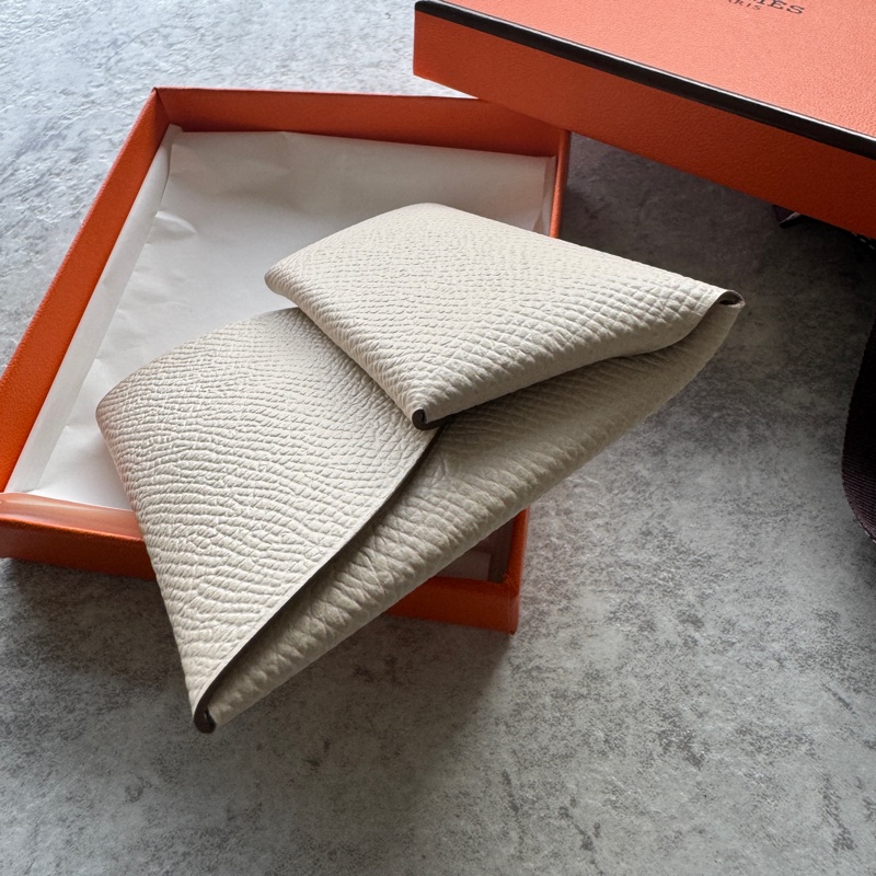 Hermès Bastia零錢包 奶昔白-4