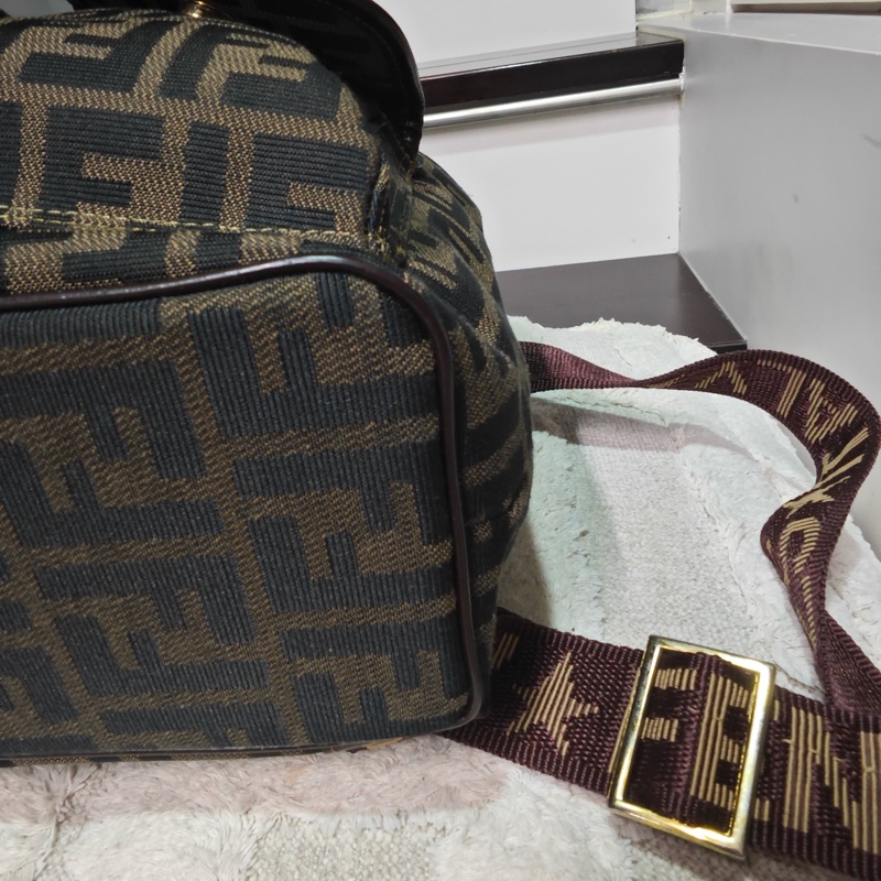 Fendi 老花 雙肩後背書包-9