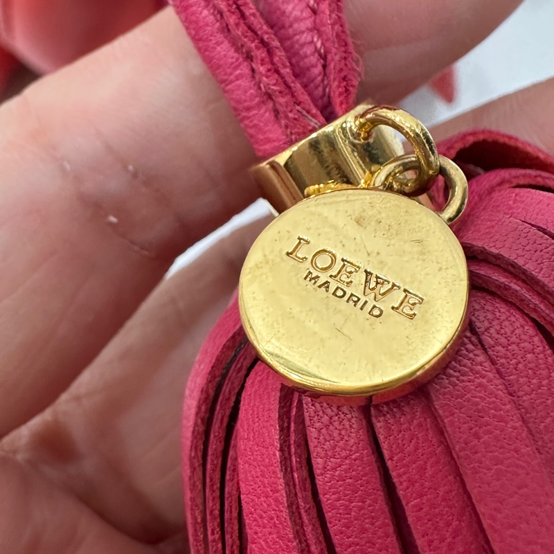 Loewe Flamenco 胭脂紅 福袋包 斜背包 肩背包 側背包 手提包-32