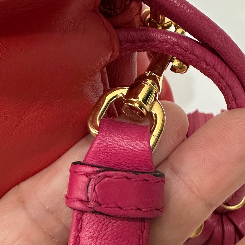 Loewe Flamenco 胭脂紅 福袋包 斜背包 肩背包 側背包 手提包-37