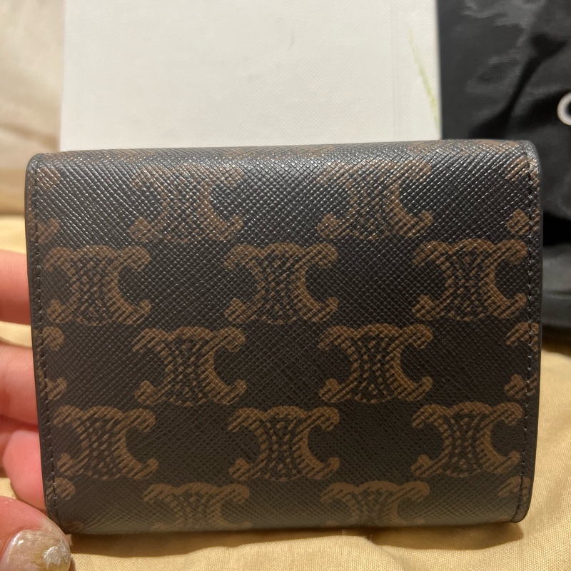 Celine老花短夾-6