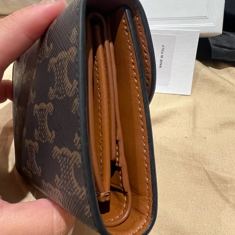 Celine老花短夾-7