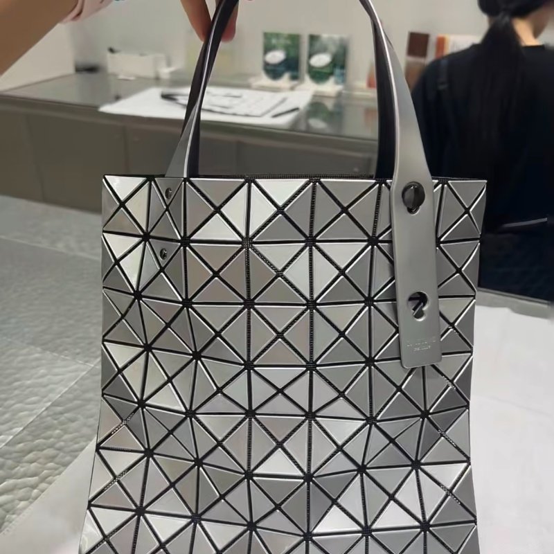 三宅一生 BaoBao 7x7 銀色 手提包 托特包-4