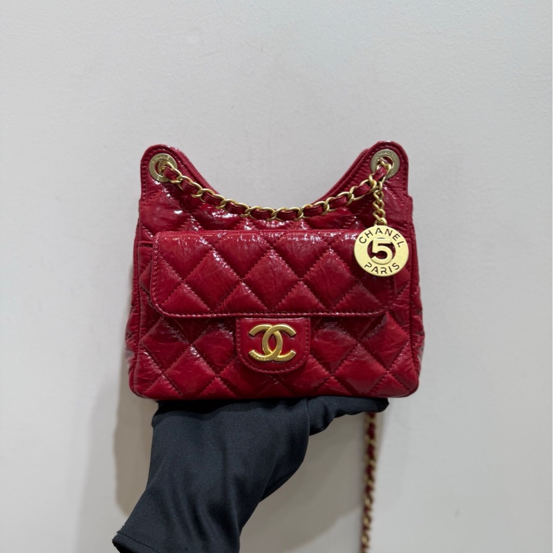 Chanel 香奈兒 23B天貓精靈小號 復古紅-0