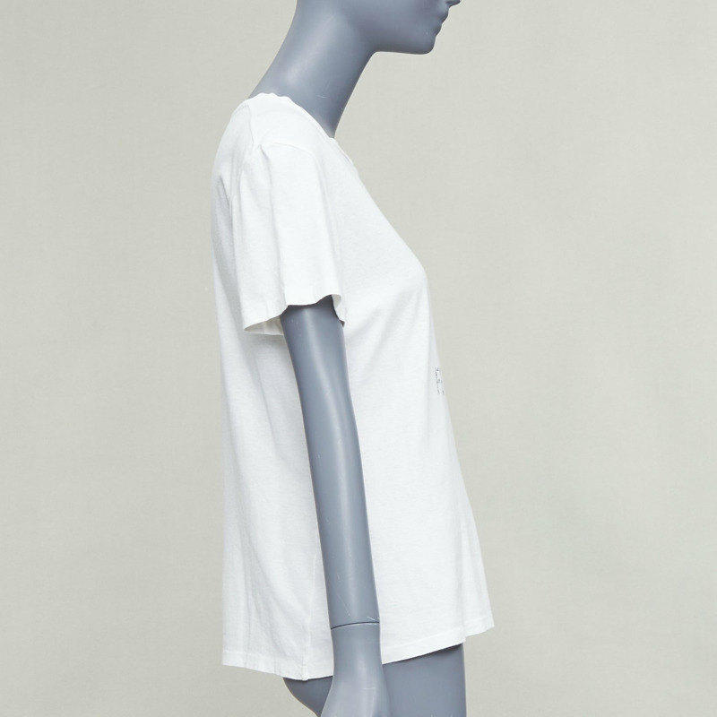 CHRISTIAN DIOR We Should All Be Feminists print white tshirt S Rihanna-3