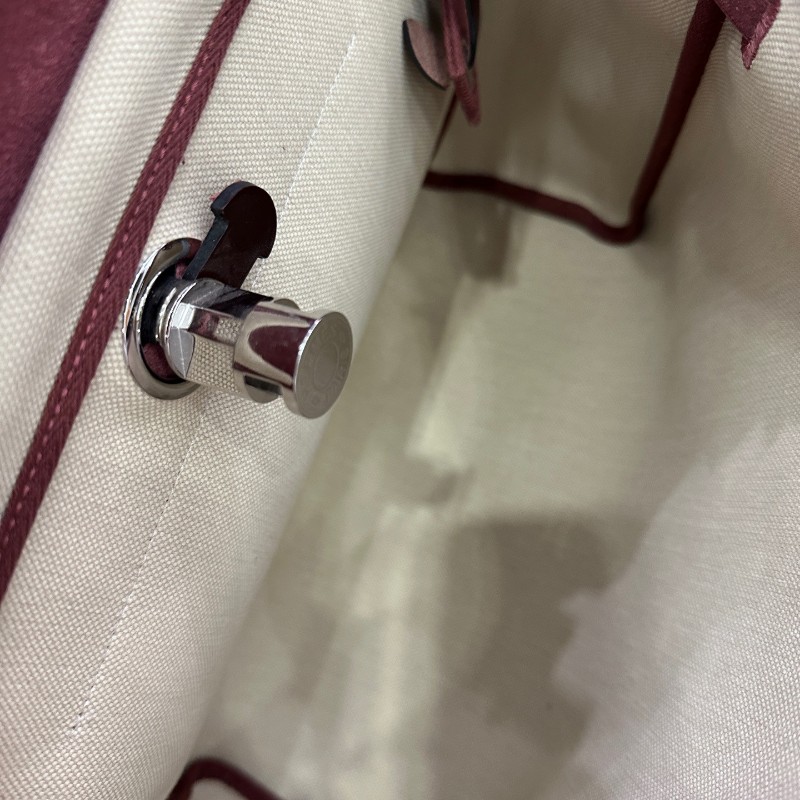 Hermes愛馬仕 herbag31紅棕金扣 Z刻 肩背包 斜背包-4