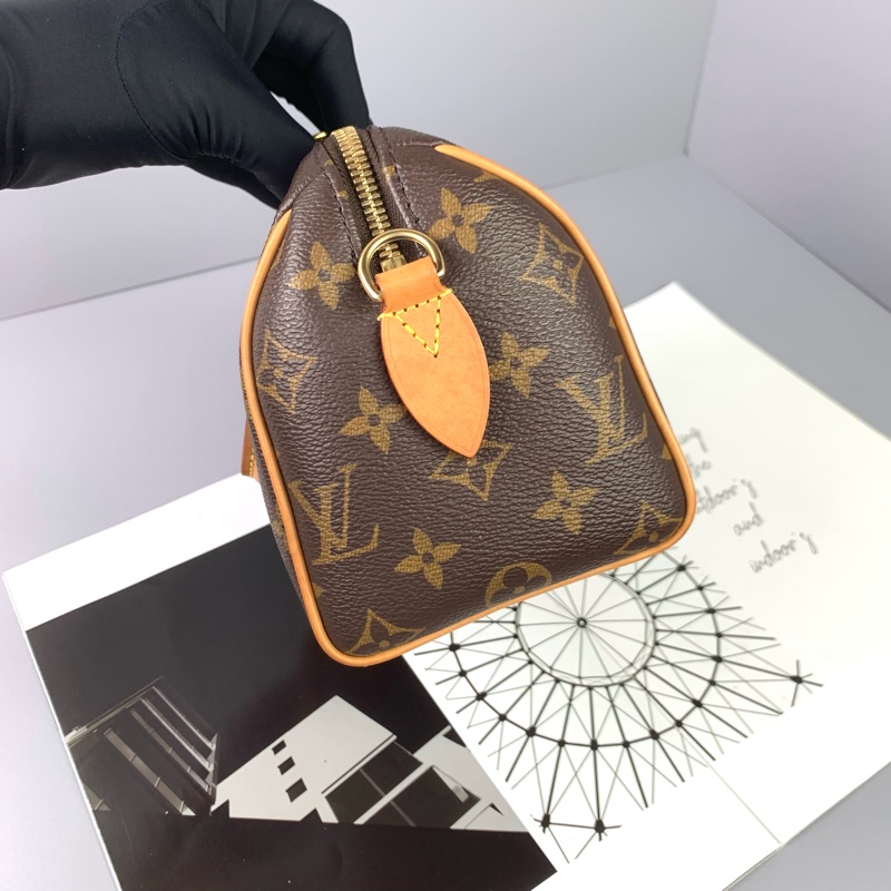 LV speedy20 米色背帶-2