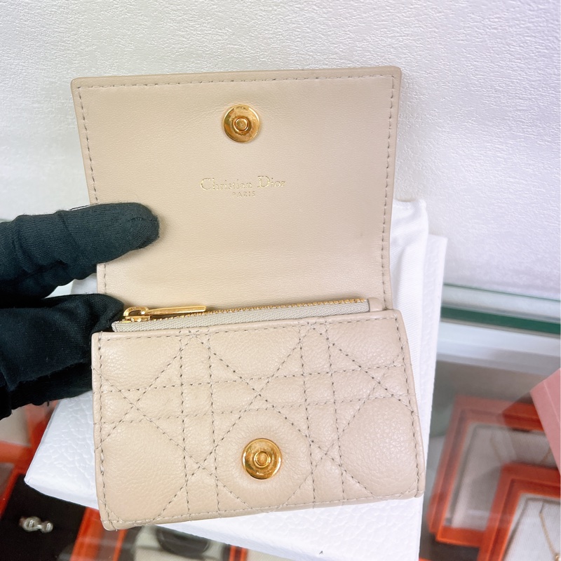 Dior glycine 米色短夾/銀包/卡夾-8