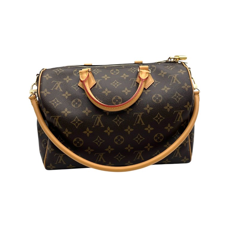 【美收精品】LOUIS VUITTON Speedy Soft 30 Crafty Monogram M11945 咖色手提包 B-695【隔月月中將轉賣至日本 上架期限30天】-1