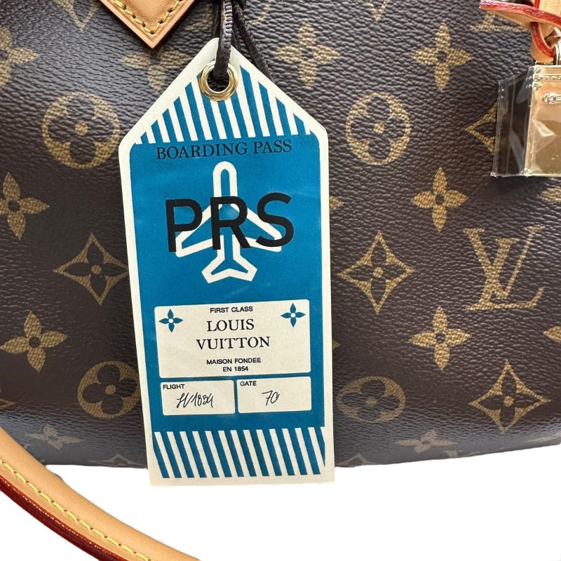 【美收精品】LOUIS VUITTON Speedy Soft 30 Crafty Monogram M11945 咖色手提包 B-695【隔月月中將轉賣至日本 上架期限30天】-10