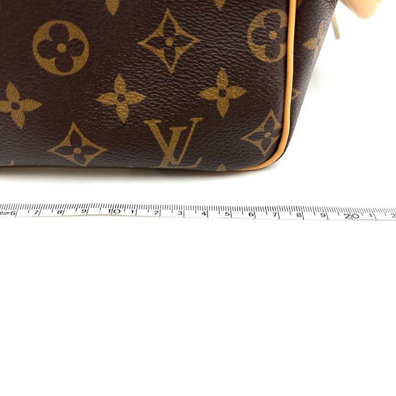 【美收精品】LOUIS VUITTON Speedy Soft 30 Crafty Monogram M11945 咖色手提包 B-695【隔月月中將轉賣至日本 上架期限30天】-17