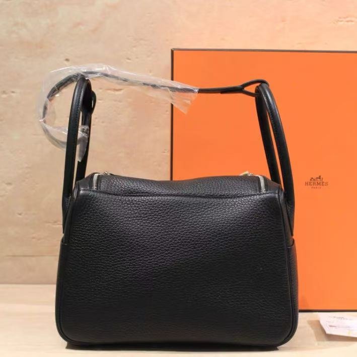 Hermes Lindy26 黑銀tc皮 全新全套-1