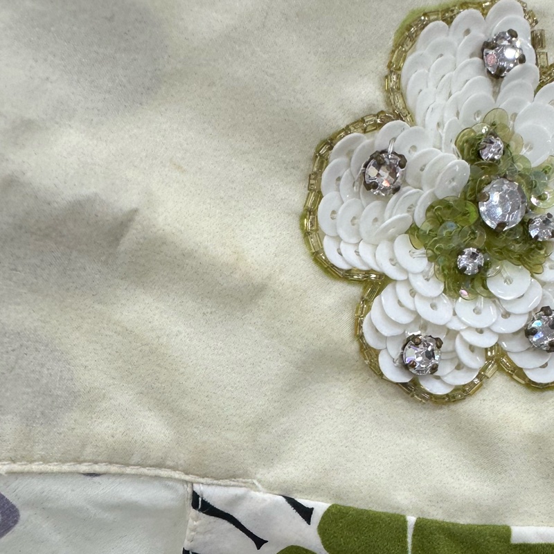 Valentino 華倫天奴男女同款刺繡花短袖襯衫 42碼-6