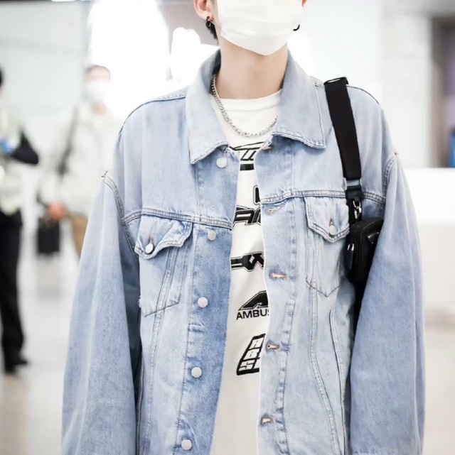 Acne Studios 領口破壞款 牛仔外套 男女同款#XS S-2