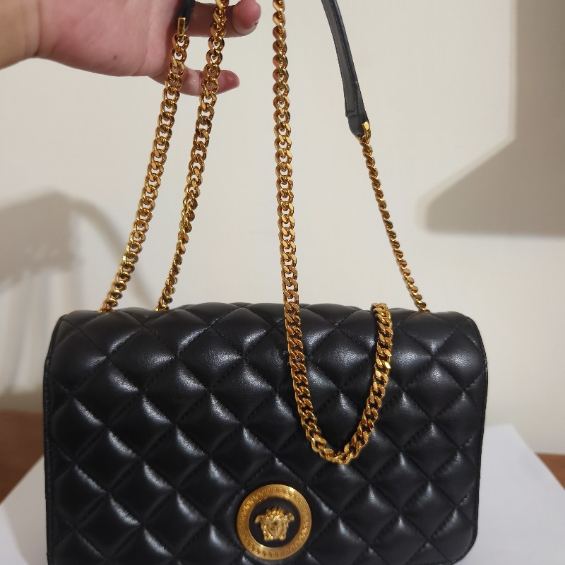 VERSACE 美杜莎鏈條單肩包-0
