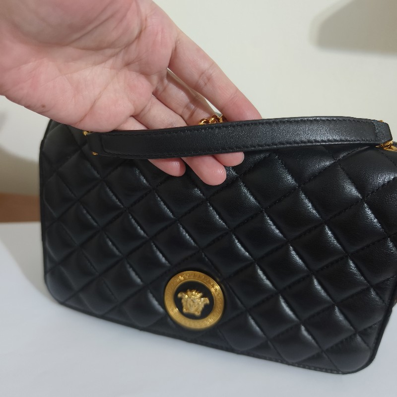 VERSACE 美杜莎鏈條單肩包-7