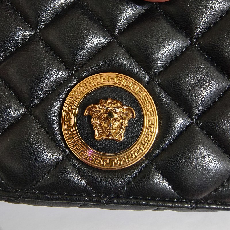 VERSACE 美杜莎鏈條單肩包-15