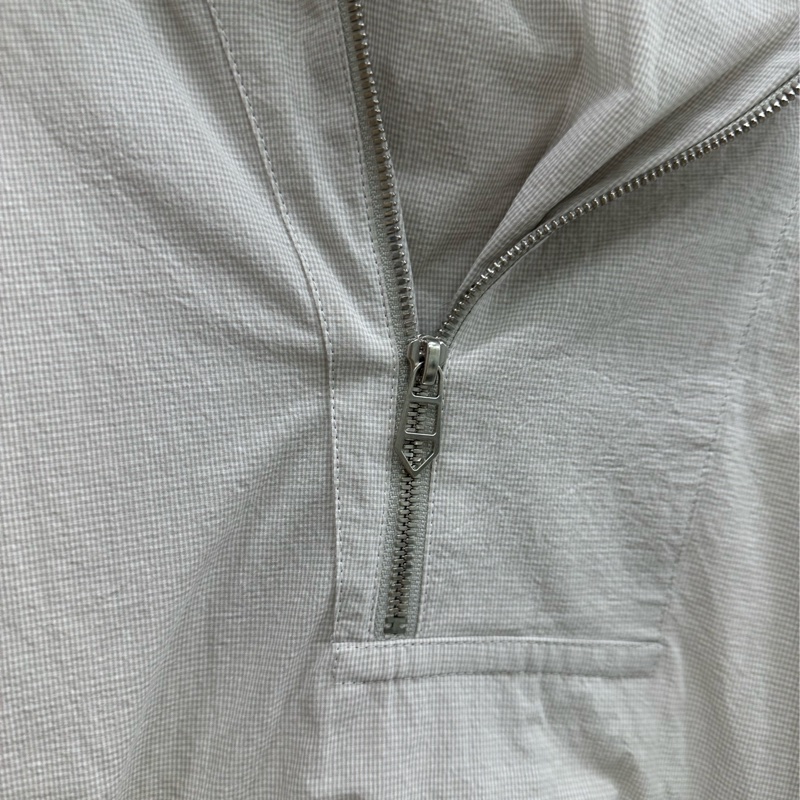 Hermes 愛馬仕2024春夏男裝新款上衣外套套頭襯衫 46碼 全新有吊牌 不規則衣領 拉鍊設計非常好看 設計感拉滿,走秀款-2