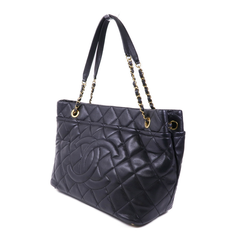 CHANEL 牛皮皮革Shoulder Bag金扣肩背袋-2