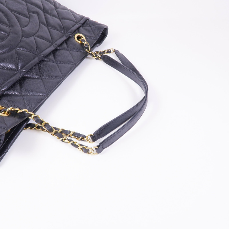 CHANEL 牛皮皮革Shoulder Bag金扣肩背袋-4