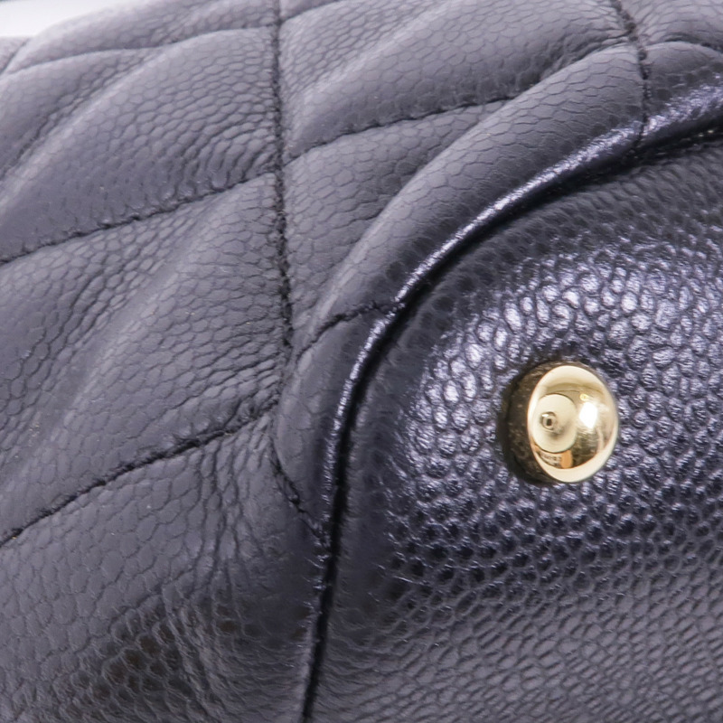 CHANEL 牛皮皮革Shoulder Bag金扣肩背袋-8