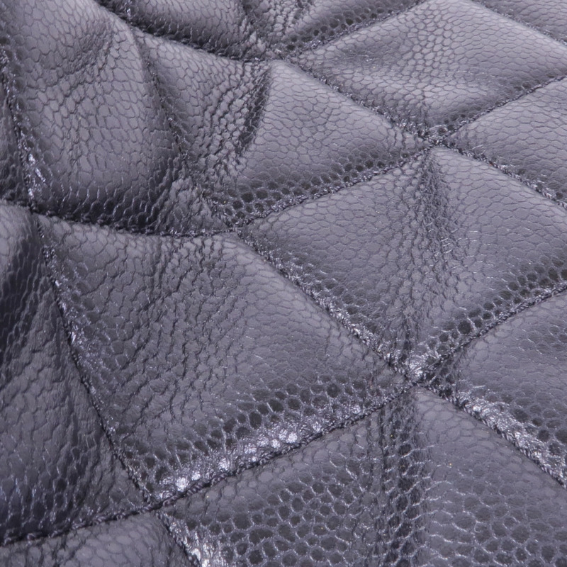 CHANEL 牛皮皮革Shoulder Bag金扣肩背袋-12