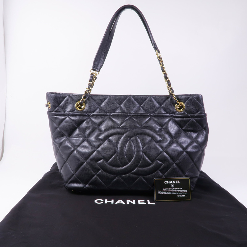 CHANEL 牛皮皮革Shoulder Bag金扣肩背袋-13