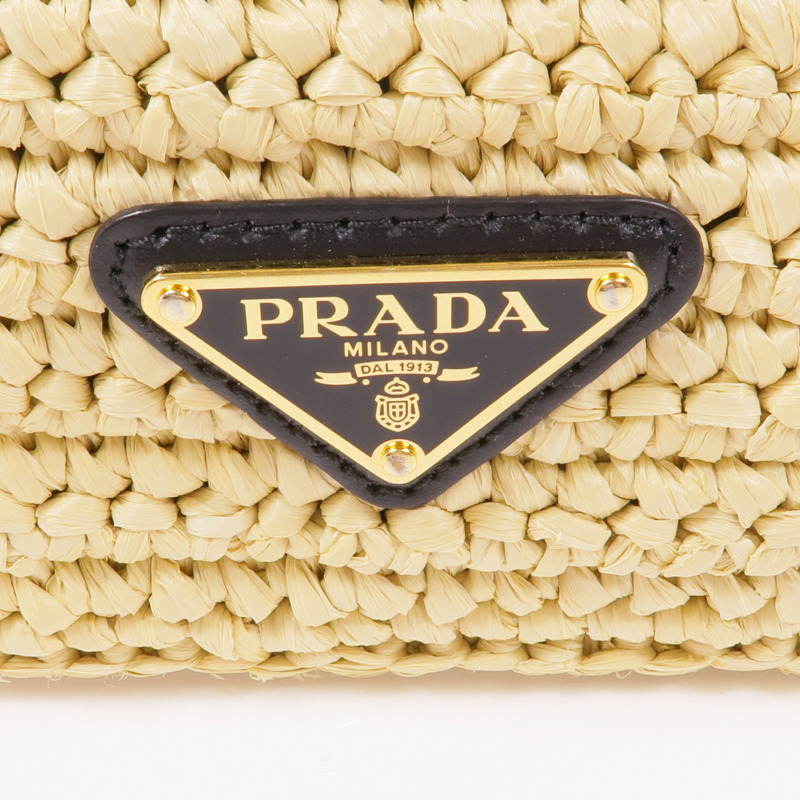 PRADA Raffia Shoulder Bag肩背袋-9