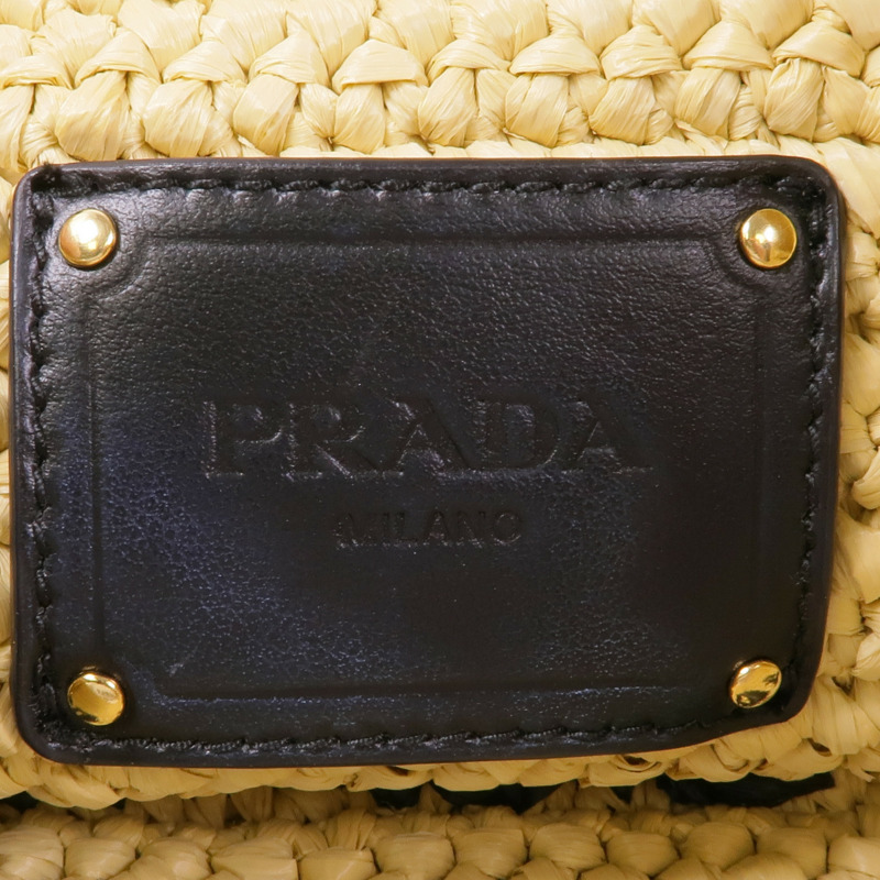 PRADA Raffia Shoulder Bag肩背袋-11
