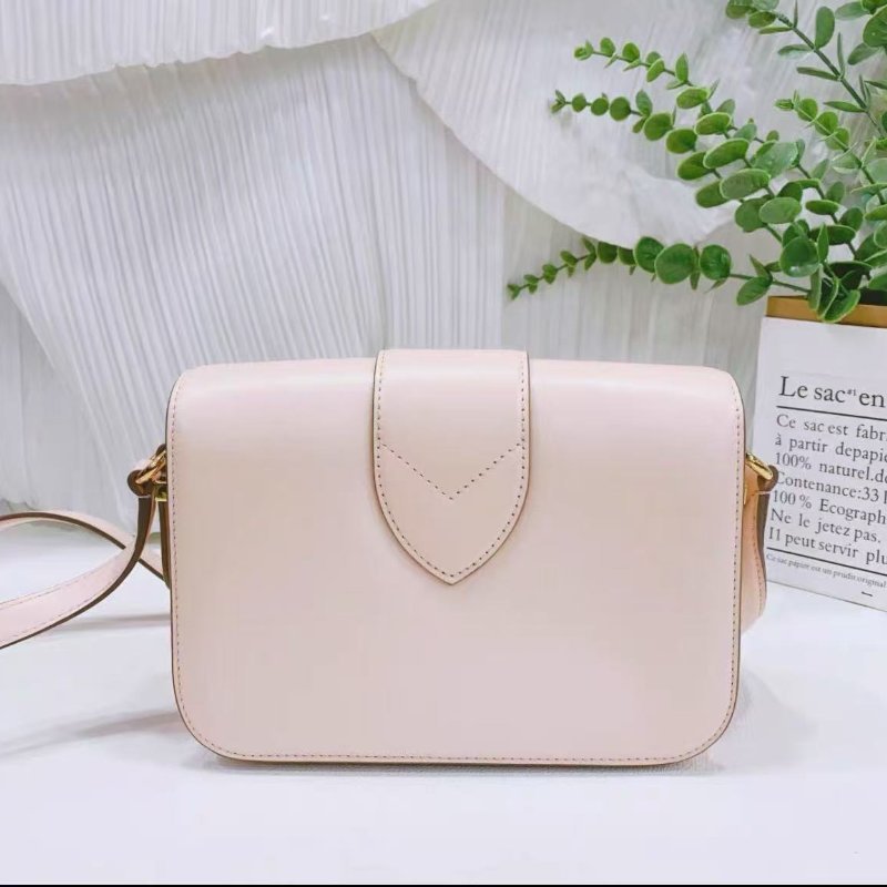 Lv 粉色金扣LV Pont 9 肩帶斜背包23×15×8cm 全新 配件塵袋-4