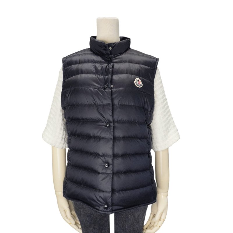 Moncler Liane 羽絨立領釦式背心#4(黑)-7