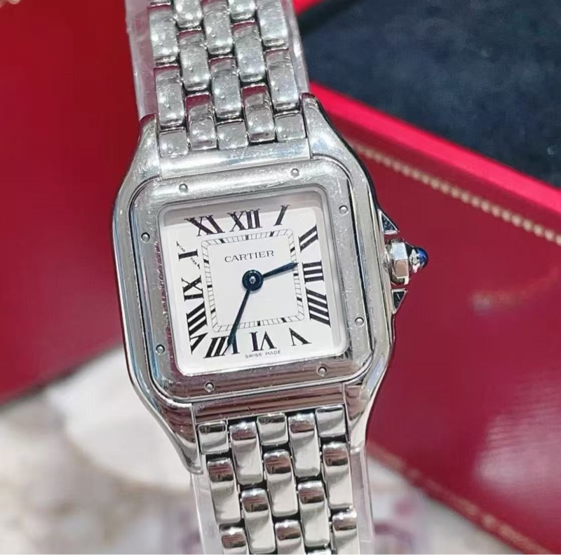 Cartier 型號 WSPN0006小號 錶徑22*30mm 16cm 98新配件保卡盒子-4