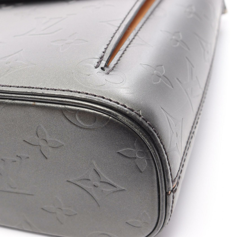 LOUIS VUITTON Alston 斜背包 M55122 Monogram 霧面皮革 黑色-6