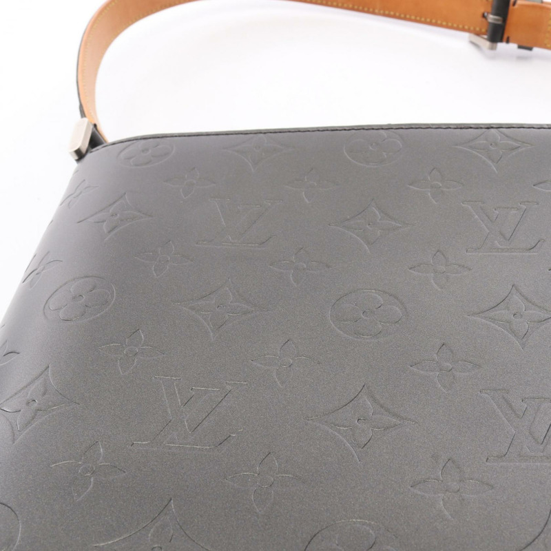 LOUIS VUITTON Alston 斜背包 M55122 Monogram 霧面皮革 黑色-8