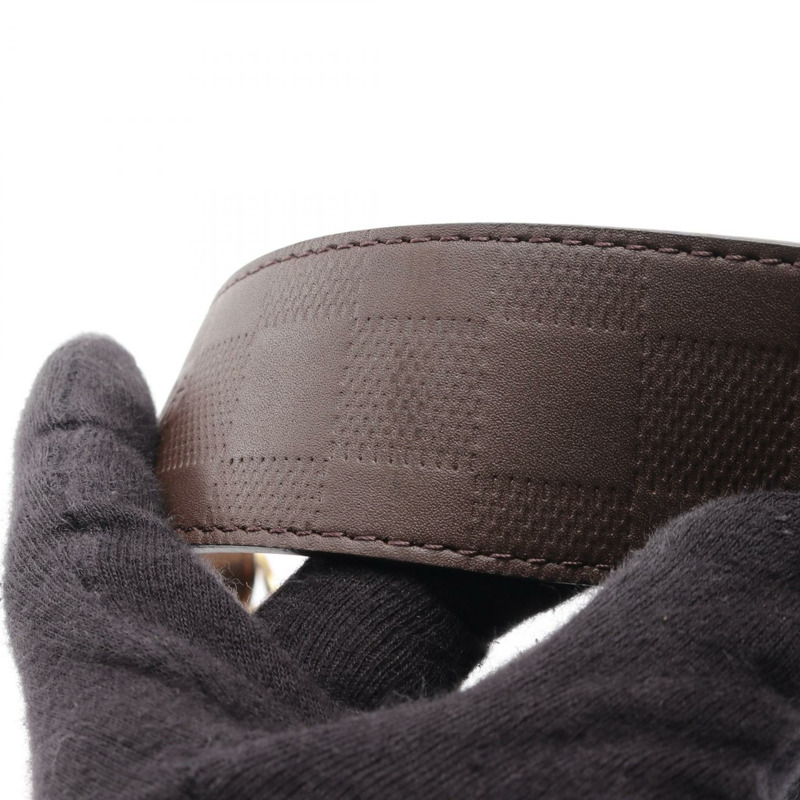 路易威登 Ceinture Neo Inventour 皮帶 M9235 Damier 帆布 Ebene 二手男款 LV-7