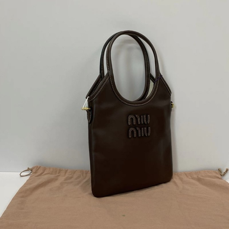 MIUMIU ivy石楠木色mini hobo手提肩背包20*24 99新配件塵袋-1