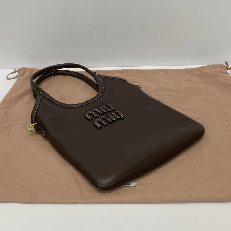 MIUMIU ivy石楠木色mini hobo手提肩背包20*24 99新配件塵袋-2