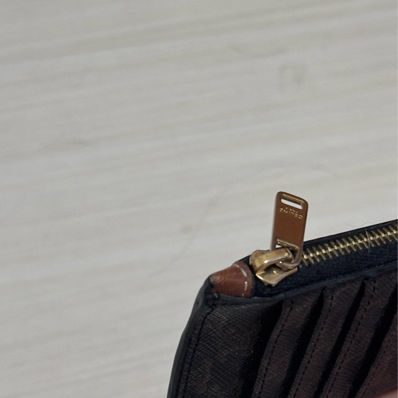 Celine 老花印花拉鍊卡片套-3